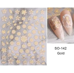 Nail Art Stickers - Flowers Set 1 (SO-142)
