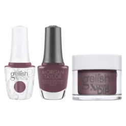 Gelish Dip, Gel, Polish Trio #409 Be My Sugarplum, 3pc Bundle