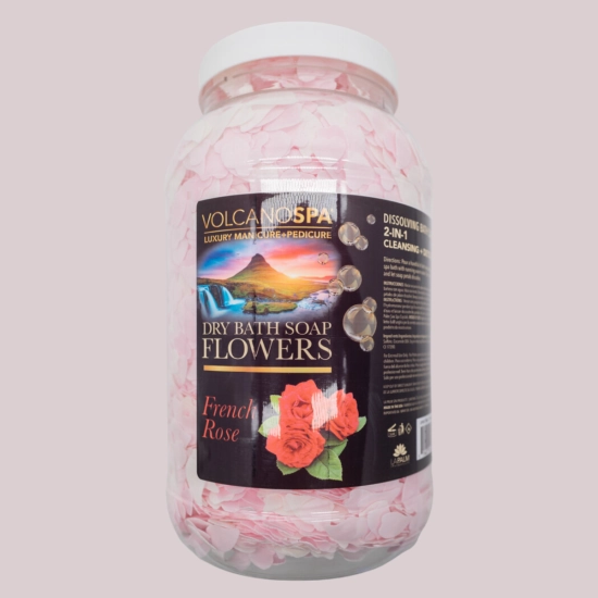 La Palm Spa Bath Soap Flowers French Rose, 1 Gal