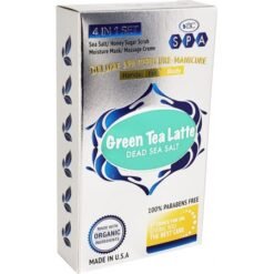 TSC ORGANIC SPA PEDICURE -MANICURE 4 IN 1 SET - GREEN TEA LATTE