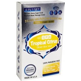 TSC ORGANIC SPA PEDICURE -MANICURE 4 IN 1 SET - TROPICAL CITRUS