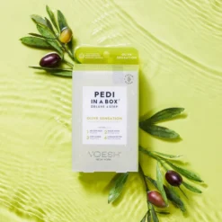 Voesh - Pedi in a Box Deluxe 4 Step - Olive Sensation  (A BOX)