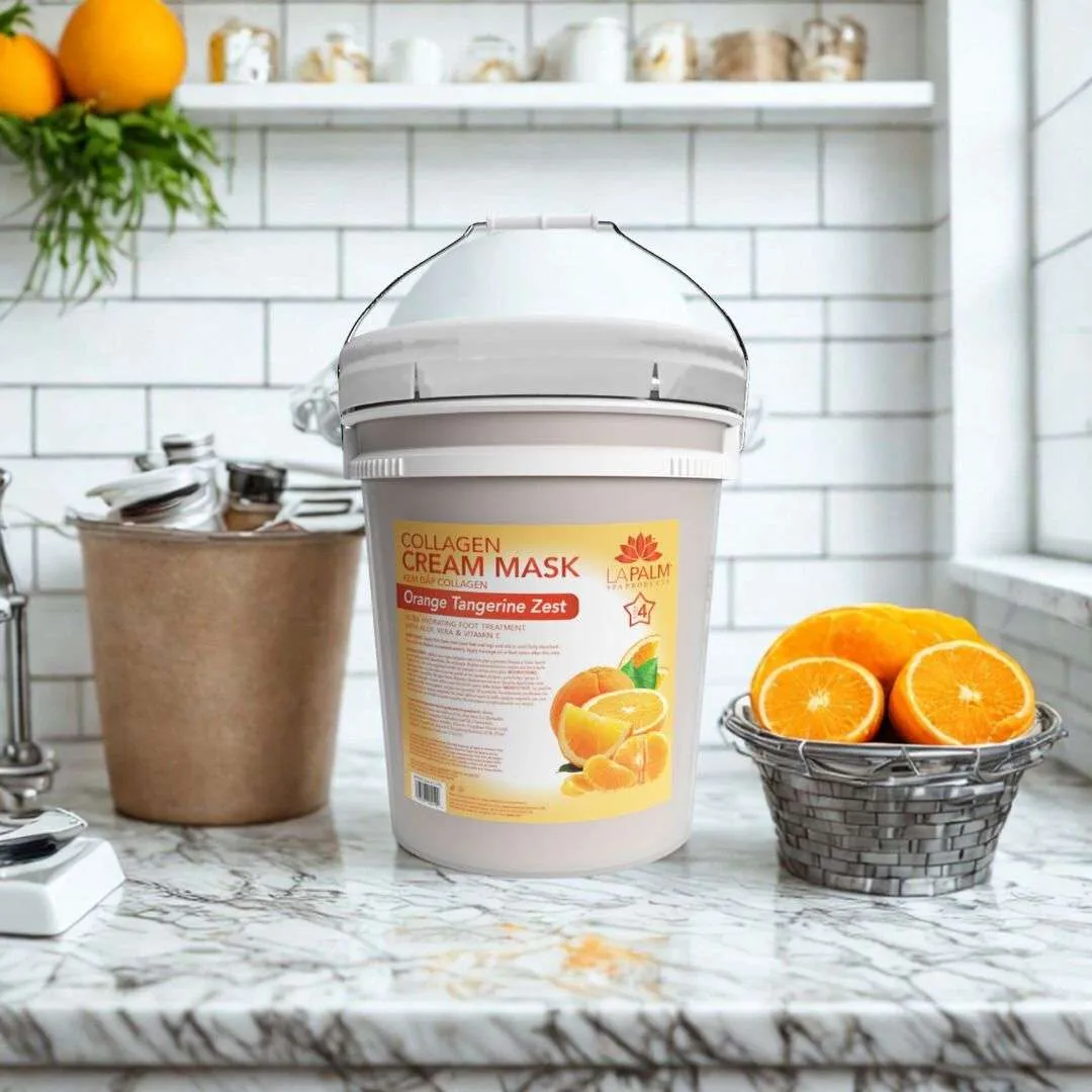 LAPALM Collagen Cream Mask – Orange Tangerine Zest