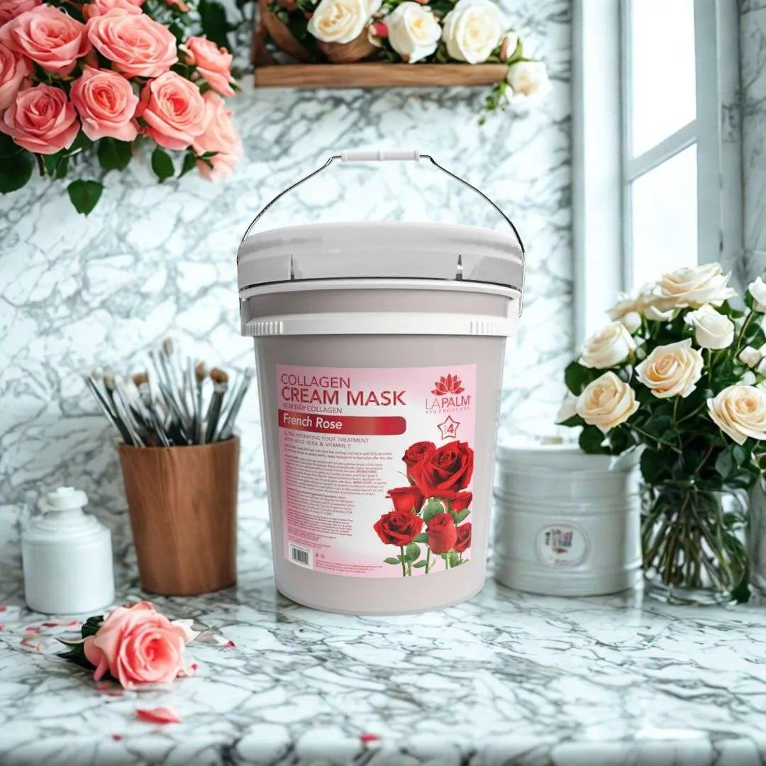 LAPALM Collagen Cream Mask – French Rose