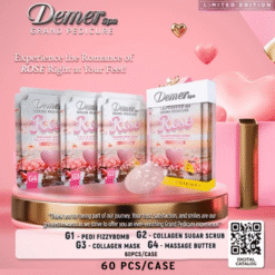 Demer Deluxe Pedi 4in1 - Rose A BOX 60P