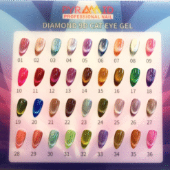Pyramid Diamond 9D Cat Eye Gel Collection (36 Colors)