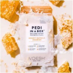 Voesh - Pedi in a Box Deluxe 4 Step - Honey Oatmilk Nourish (A BOX)