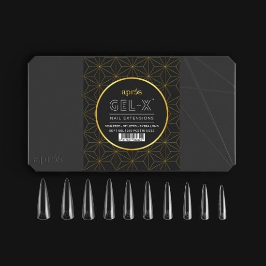 APRÉS Tip Box Sculpted Almond Short, 600pc