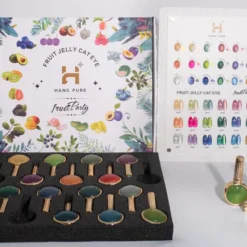 Fruit Cat Eye Collection – 18 Colors (85 – 102) | Fruit-Inspired Magnetic Gel + Display